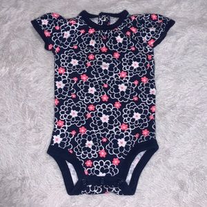 (3 for $10) carters floral bodysuit